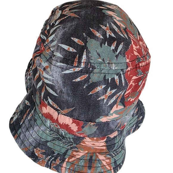 Original CHUCK® Floral Bucket Hat Unisex OS 24" Circum Multicolor 100% Polyester - Picture 4 of 8